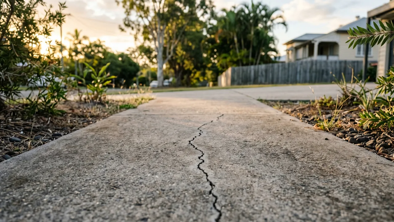 Why does new concrete crack, and should you be worried when it does? in Morningside